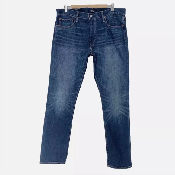 Polo Ralph Lauren Other - Polo Ralph Lauren The Varick Slim Straight Blue Jeans 36x34